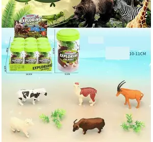 Набір тварин 3305-13 D (12) ЦІНА ЗА 9 ШТУК В БЛОЦІ Набір тварин 3305-13 D (12) ЦІНА ЗА 9 ШТУК В БЛОЦІ