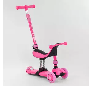 Самокат-велобег 3в1 трехколесный BS-23180 (4) Best Scooter, 3 колеса PU со светом, сидение, амортизаторы, родительская ручка Самокат-велобег 3в1 трехколесный BS-23180 (4) Best Scooter, 3 колеса PU со светом, сидение, амортизаторы, родительская ручка