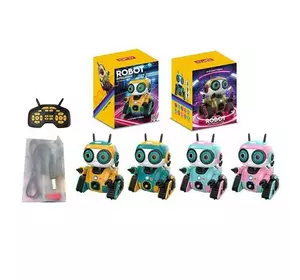 Робот на радіокеруванні K 102 (24) акум. 3.7V, пульт 2.4Ghz, світло, запис/зміна голосу, АНГЛ. ОЗВУЧУВАННЯ, сенсор. датчик, 4 кольори, в коробці, МІКС Робот на радіокеруванні K 102 (24) акум. 3.7V, пульт 2.4Ghz, світло, запис/зміна голосу, АНГЛ. ОЗВУЧУВАННЯ, сенсор. датчик, 4 кольори, в коробці, МІКС