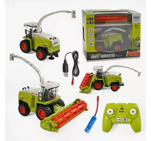Комбайн на радіокеруванні 6611 (16) звук, підсвічування, акумулятор 3.7V, пульт 2.4GHz, USB-кабель, гумові колеса, масштаб 1:24, в коробці Комбайн на радіокеруванні 6611 (16) звук, підсвічування, акумулятор 3.7V, пульт 2.4GHz, USB-кабель, гумові колеса, масштаб 1:24, в коробці