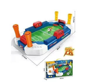 Футбол настільний 666-106 A (48/2) поле 40х23 см, важелі для відбивання м`яча, ворота, механічне табло, 2 пластикові м`ячі, в коробці Футбол настільний 666-106 A (48/2) поле 40х23 см, важелі для відбивання м`яча, ворота, механічне табло, 2 пластикові м`ячі, в коробці