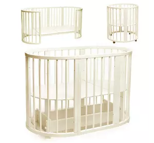 гр Ліжечко БУК "Обрій" колір - ваніль, без шухляди DS-8021 (1) маятниковий механізм гр Ліжечко БУК "Обрій" колір - ваніль, без шухляди DS-8021 (1) маятниковий механізм