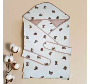 гр Конверт з куточком для немовлят "Ведмежа" 90715 (1) тканина МУСЛІН, розмір 90*90 см "Bimbo", в пакеті гр Конверт з куточком для немовлят "Ведмежа" 90715 (1) тканина МУСЛІН, розмір 90*90 см "Bimbo", в пакеті