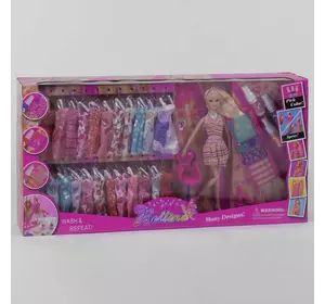 Кукла с нарядами 68033 (12/2) покраска волос, в коробке