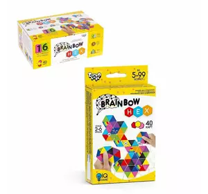 гр Розважальна настільна гра "Brainbow HEX" G-BRH-01-01 (32) "Danko Toys"