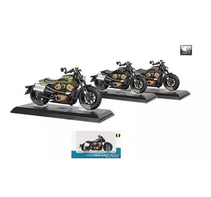 Мотоцикл BG 74-102 (48/2) "Мото Експерт", 2 кольори, м/п, масштаб 1:12, гум. колеса, підсвіч., звук, аморт., платф., в коробці, МІКС ВИДІВ Мотоцикл BG 74-102 (48/2) "Мото Експерт", 2 кольори, м/п, масштаб 1:12, гум. колеса, підсвіч., звук, аморт., платф., в коробці, МІКС ВИДІВ