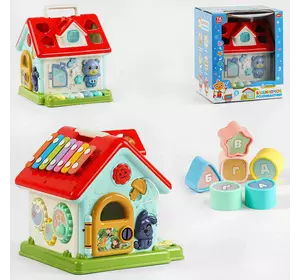 Музичний будиночок 49682 (8) "TK Group", ОЗВУЧУВАННЯ УКРАЇНСЬКОЮ МОВОЮ, сортер, алфавіт, пісні, цифри, ксилофон, шестерні, в коробці Музичний будиночок 49682 (8) "TK Group", ОЗВУЧУВАННЯ УКРАЇНСЬКОЮ МОВОЮ, сортер, алфавіт, пісні, цифри, ксилофон, шестерні, в коробці