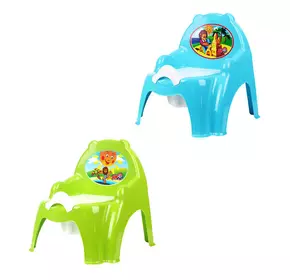 гр Горщик-крісло дитячий 4074 (10) колір салатовий і голубий "Technok Toys"