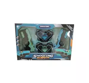 Набір пістолетів з мішенню CH 206 (24) 2 бластери, 2 мішені, підсвічування, вібрація, звук, ремені, в коробці Набір пістолетів з мішенню CH 206 (24) 2 бластери, 2 мішені, підсвічування, вібрація, звук, ремені, в коробці