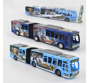 Автобус XY 899-77/998 (48/2) 2 цвета, инерция, 1шт в кульке
