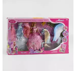 Кукла с лошадью 66413 (18/2) платья, в коробке