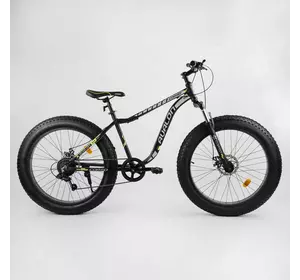 Велосипед Спортивный CORSO «Avalon» 26" дюймов 27005 (1) ФЭТБАЙК, рама алюминиевая, оборудование Shimano 7 скоростей, собран на 75
