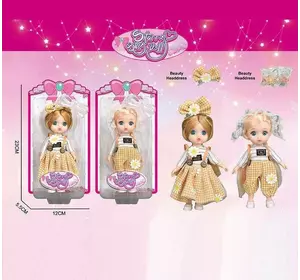 Лялька SK 101 (144/2) 2 види, висота: 16 см, імітація скляних очей, шарнірні суглоби, на листі Лялька SK 101 (144/2) 2 види, висота: 16 см, імітація скляних очей, шарнірні суглоби, на листі