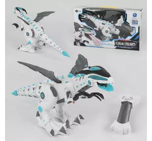 Динозавр на р/к 0868-2 (15) підсвічування, звук, ходить, дихає паром, співає пісні і розповідає казки на англ.мові, на батарейках, в коробці Динозавр на р/к 0868-2 (15) підсвічування, звук, ходить, дихає паром, співає пісні і розповідає казки на англ.мові, на батарейках, в коробці