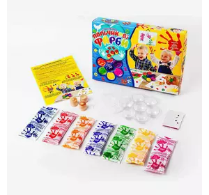 гр Пальчикові фарби "Моя перша творчість" PK-01-02 7 кольорів укр. (12) "Danko Toys" гр Пальчикові фарби "Моя перша творчість" PK-01-02 7 кольорів укр. (12) "Danko Toys"