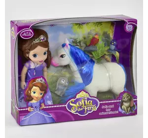 Кукла Принцесса с лошадкой ZT 8820 (18/2) лошадь, 3 питомца, в коробке